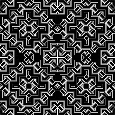 Tasarım Dikişsiz tek renkli geometrik desen. Soyut arka plan ızgara. Vektör sanat