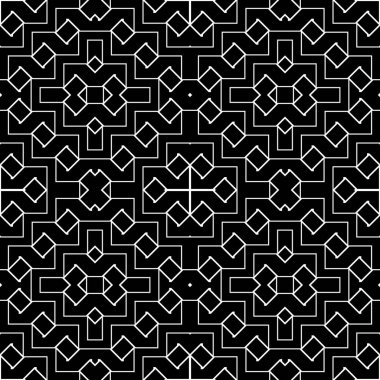 Tasarım Dikişsiz tek renkli geometrik desen. Soyut arka plan ızgara. Vektör sanat