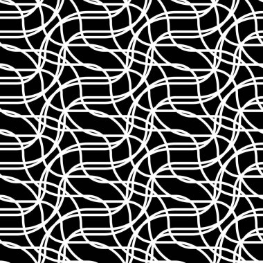 Kusursuz ızgara deseni tasarla. Soyut tek renkli sallayarak arka plan. Vektör sanatı