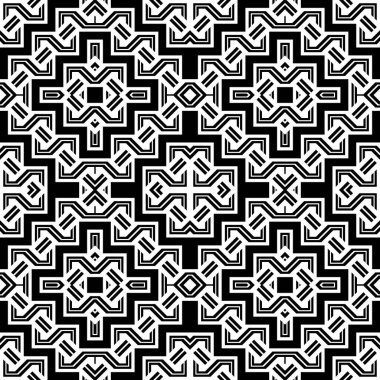 Tasarım Dikişsiz tek renkli geometrik desen. Soyut arka plan ızgara. Vektör sanat