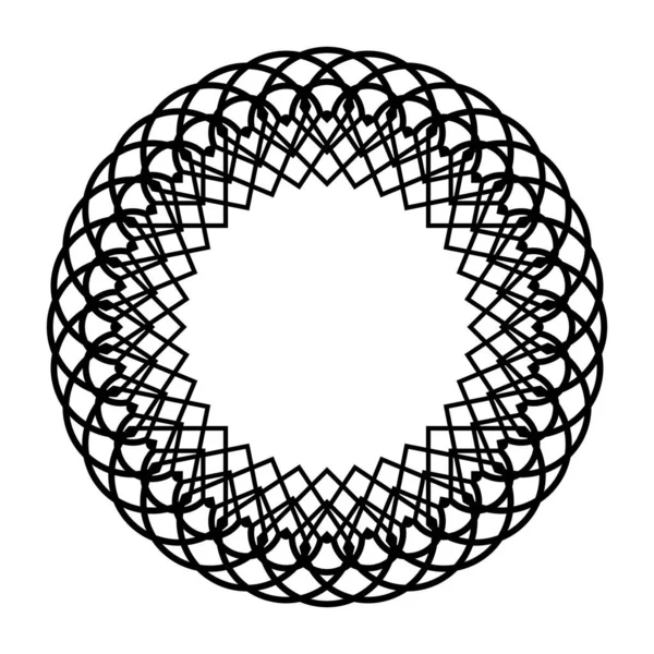 モノクロの円要素をデザインする 要旨採点の背景 ベクトルアートイラスト — ストックベクタ