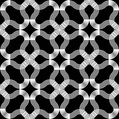 Tasarım sorunsuz tek renkli kılavuz deseni. Titreşimli görüntü arka plan. Vektör sanat