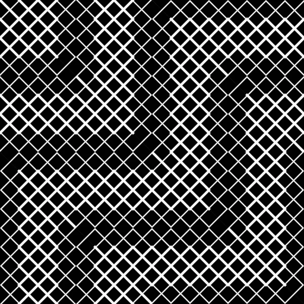 Ontwerp Naadloze Monochroom Rasterpatroon Abstracte Zigzag Achtergrond Vector Kunst — Stockvector