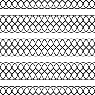 Dekoratif desenli tasarım. Soyut monokrom dantelli arka plan. Vektör sanatı