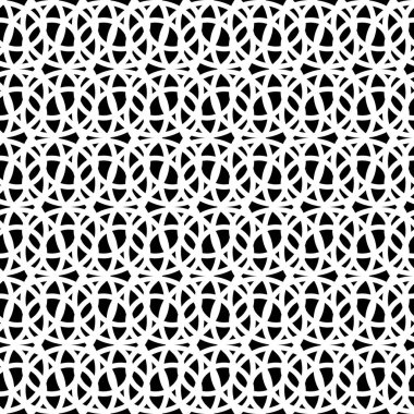 Kusursuz tek renkli ızgara deseni tasarla. Soyut iç içe geçmiş. Vektör sanatı