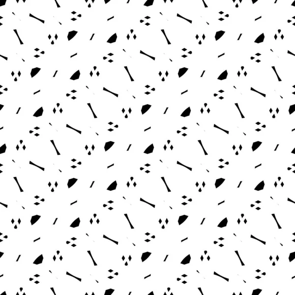 シームレスな格子パターンを設計します 抽象モノクローム背景 ベクトルアート — ストックベクタ