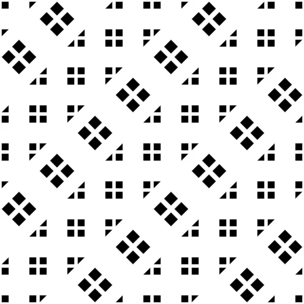 Дизайн Безшовної Монохромної Сітки Абстрактний Геометричний Фон Векторне Мистецтво — стоковий вектор