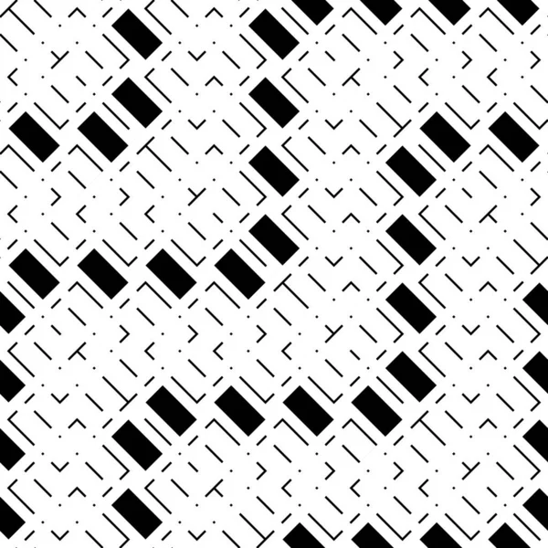 Diseño Inconsútil Patrón Rejilla Monocromática Fondo Zigzag Abstracto Arte Vectorial — Vector de stock