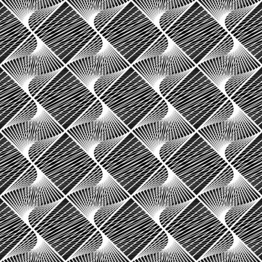 Kusursuz tek renkli dekoratif desen tasarla. Soyut çizgiler dokulu arkaplan. Vektör sanatı. Eğim yok