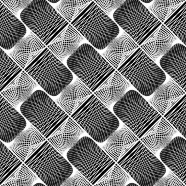 Kusursuz tek renkli dekoratif desen tasarla. Soyut çizgiler dokulu arkaplan. Vektör sanatı. Eğim yok