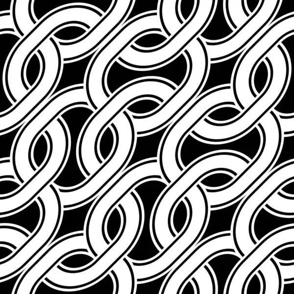 Design Senza Soluzione Continuità Modello Zig Zag Monocromatico Sfondo Astratto — Vettoriale Stock