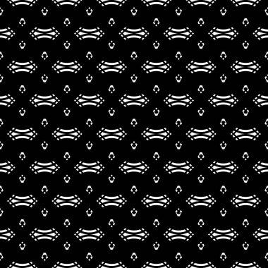 Dekoratif desenli tasarım. Soyut monokrom rendeleme arka planı. Vektör sanatı