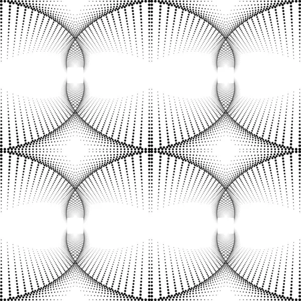 Conception Sans Couture Motif Pointillé Fond Décoratif Monochrome Abstrait Art — Image vectorielle