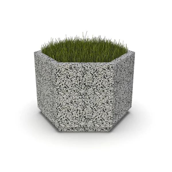 Dominic 3D işlemeli mermer kırıntısı vazosu