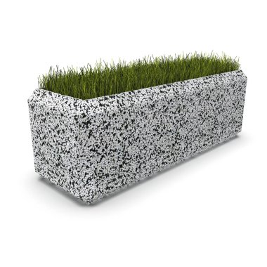 Baleno 3 boyutlu mermer kırıntısı vazosu.