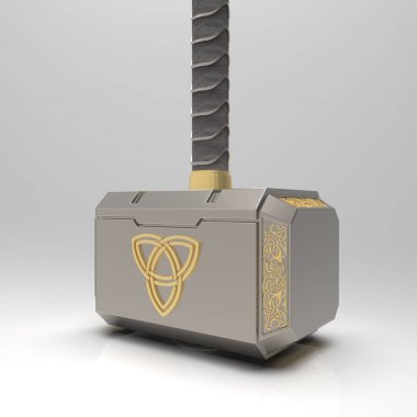 3D Mjollnir Tanrı 'nın çekici Thor 4