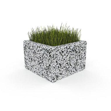 3 boyutlu çiçek saksısı Monica