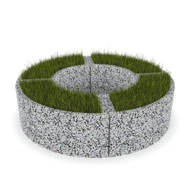 3D model saksı Transformatör çemberi