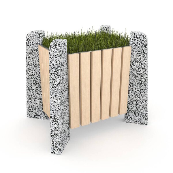 3D модель цветочного горшка гнездо 2
