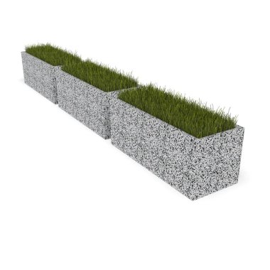 Kompleks Sitia saksı üçlüsünün 3 boyutlu modeli