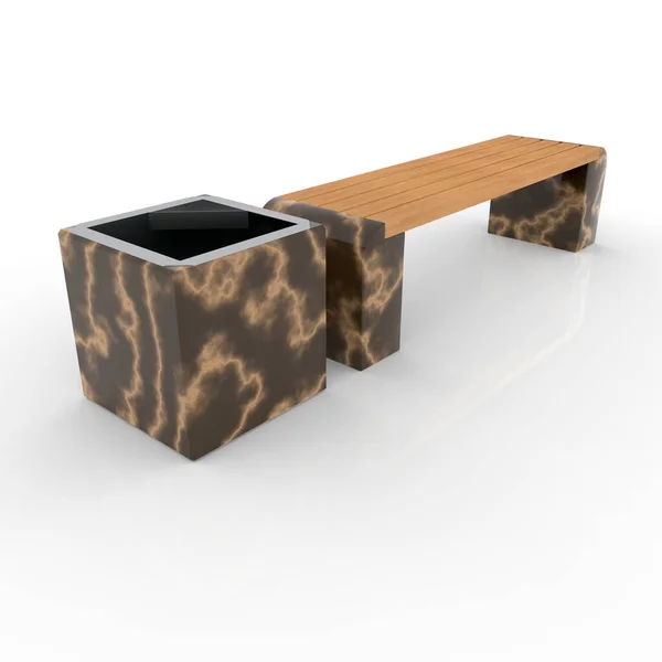 3D model Euro1 bank ve Carolina vazosu