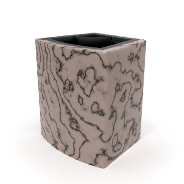 3D model vazo Marsel Mermer Tan