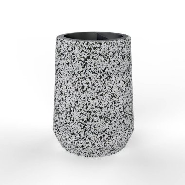 3D model vazo Dublin mermer kırıntısı