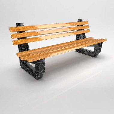 3D oluşturma Betonbank-Bituma-6 Mermer Siyah Temel