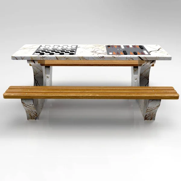 3D render Schachtisch fuer draussen gespr 115 Rosenholz 4 