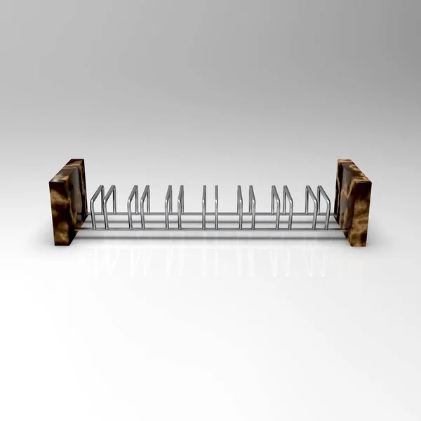 Bisiklet Otoparkı 7x ön görünümü 00007 3d görüntüleme