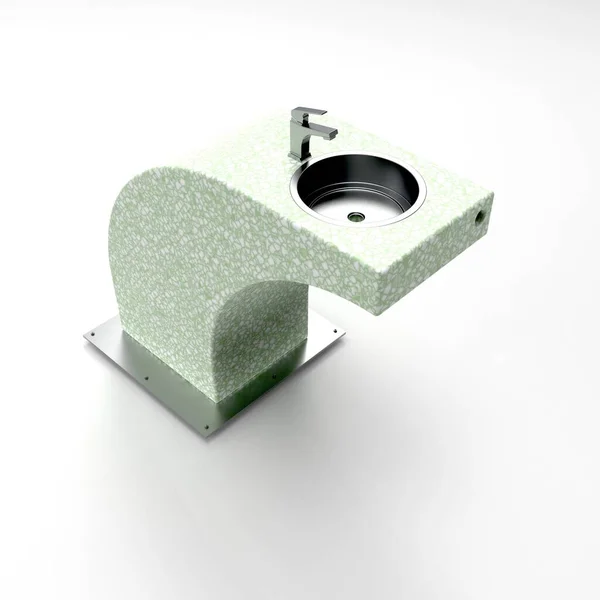 3D kép ivókút szökőkút Frezzo márvány — Stock Fotó
