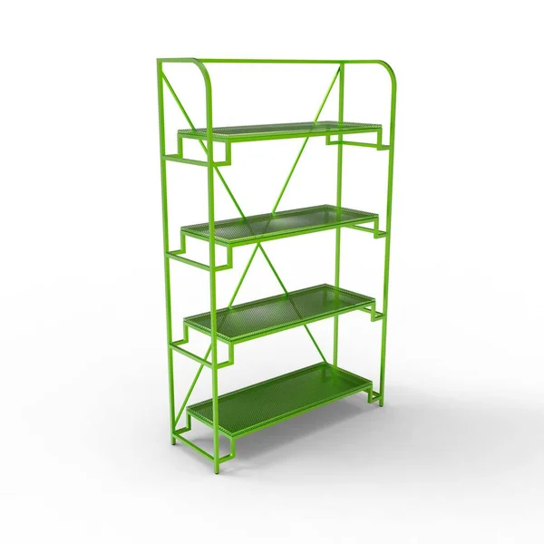 3d image metal shelving shelf 4