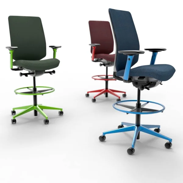 3D imagen oficina silla de trabajo 8 — Foto de Stock