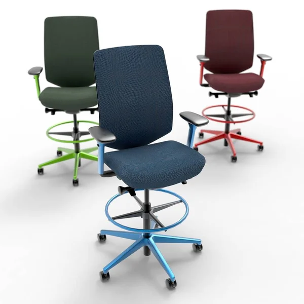 3D imagen oficina silla de trabajo 4 — Foto de Stock