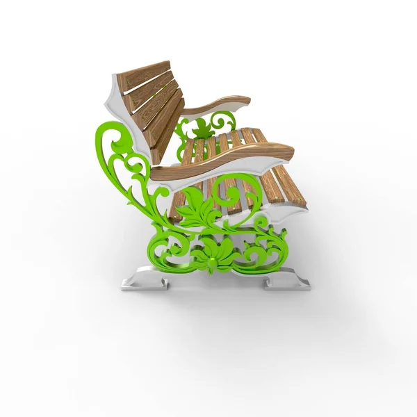 Flora 4 alüminyum bankın 3D görüntüsü