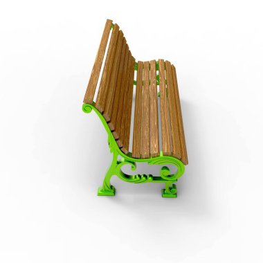 Petersburg 10 numaralı alüminyum bankın 3D görüntüsü