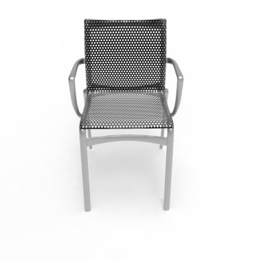 Metal ofis koltuğu 02 'nin 3D görüntüsü