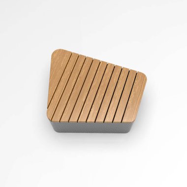 03 boyunca UNI RBL Lamelles düzeninin 3d resmi