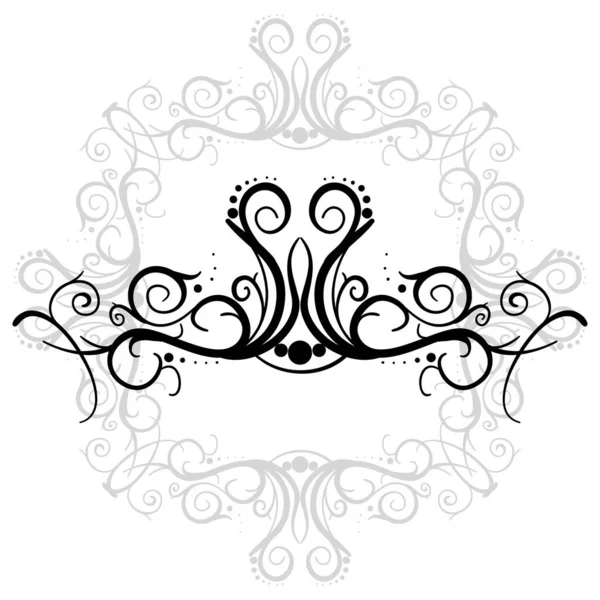 Elemento de damasco vectorial. Adorno elegante clásico, textura perfecta victoriana real para fondos de pantalla, textil, envoltura — Vector de stock