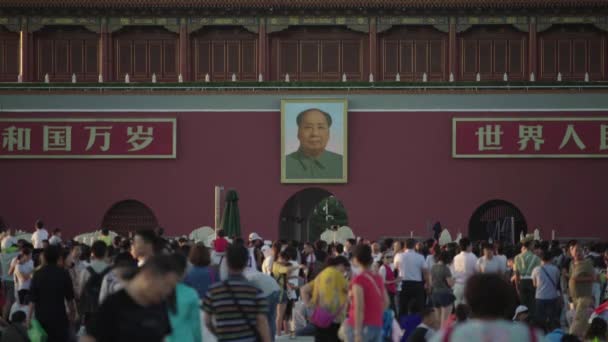 Den himmelske freds plass. Beijing. Kina. Asia – stockvideo