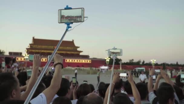 Praça Tiananmen. Pequim. A China. Ásia — Vídeo de Stock