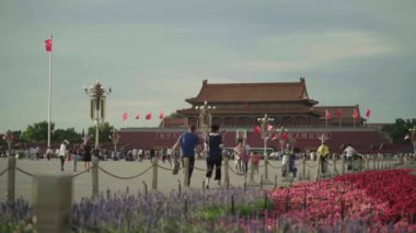 Tiananmen Meydanı. Pekin 'de. Çin. Asya
