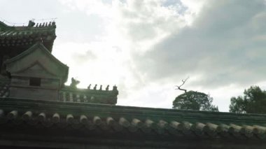 Çin mimarisi. Pekin 'de. Çin. Asya