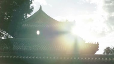 Çin mimarisi. Pekin 'de. Çin. Asya