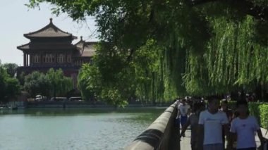 Çin mimarisi. Pekin 'de. Çin. Asya