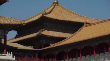 Çin mimarisi. Pekin 'de. Çin. Asya