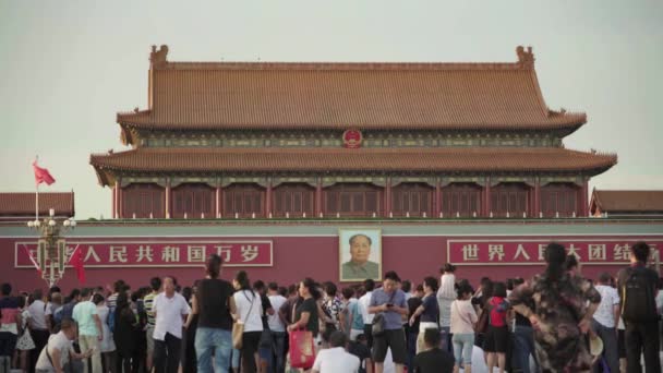 Náměstí Tchien-an-men. Peking. Čína. Asie — Stock video