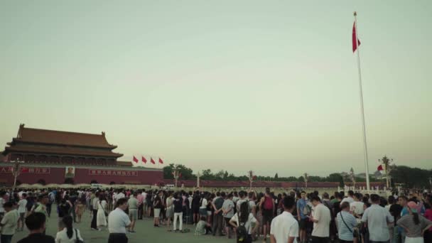 Tiananmen Meydanı. Pekin 'de. Çin. Asya — Stok video