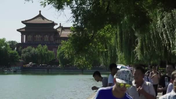 Čínská architektura. Peking. Čína. Asie — Stock video