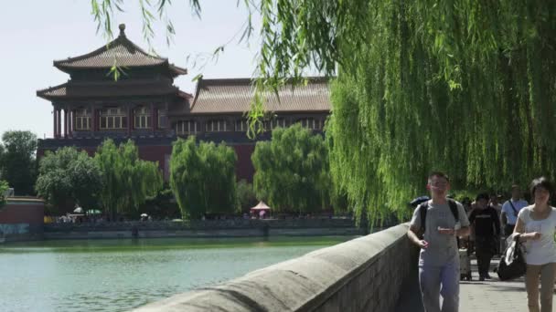 Китайская архитектура. Пекин. Китай. Азия — стоковое видео